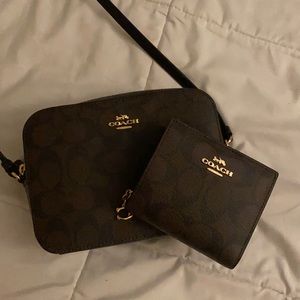 A coach purse and wallet set !